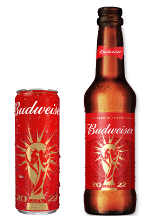 Botella - Budweiser - Mundial Catar